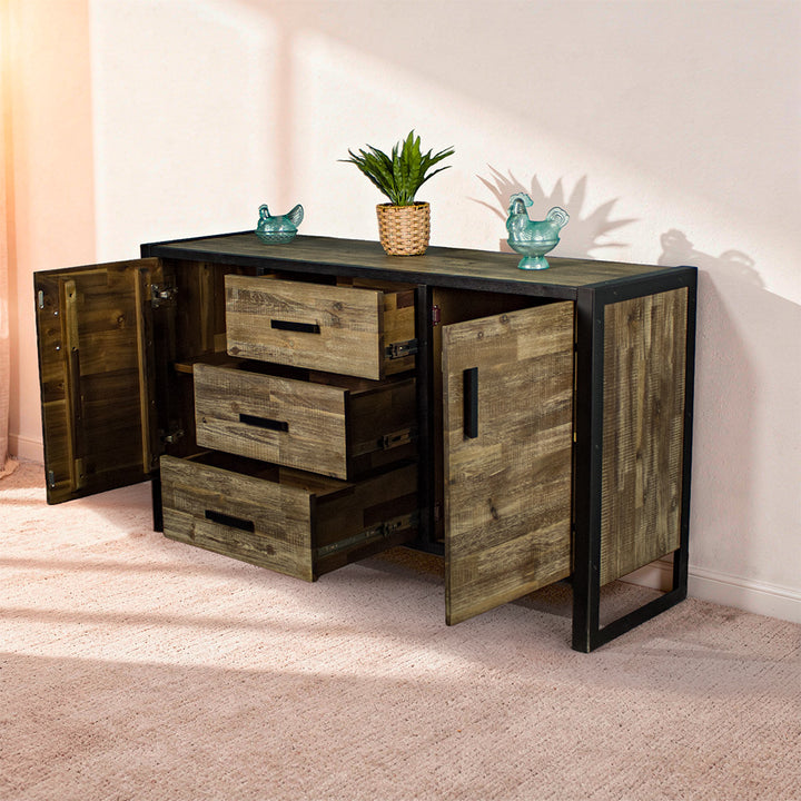 Victor 3 Drawer Sideboard
