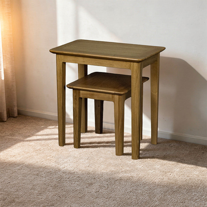 Victoria Oak Nest of Tables