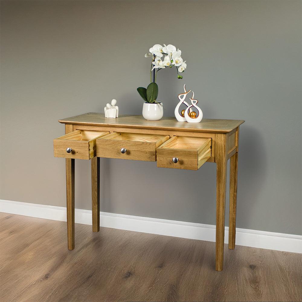 Victoria Oak Hall Table