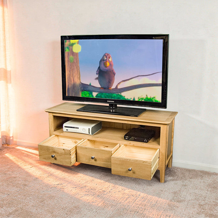 Victoria Oak TV Cabinet