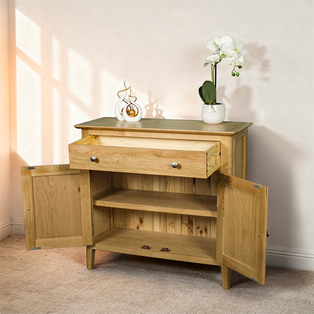 Victoria Small Oak Sideboard