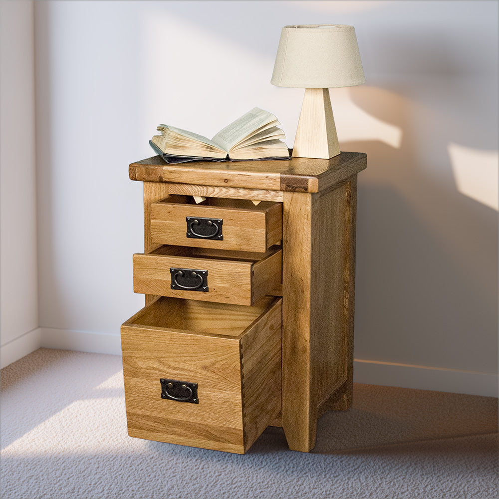 Vienna Oak Bedside Table