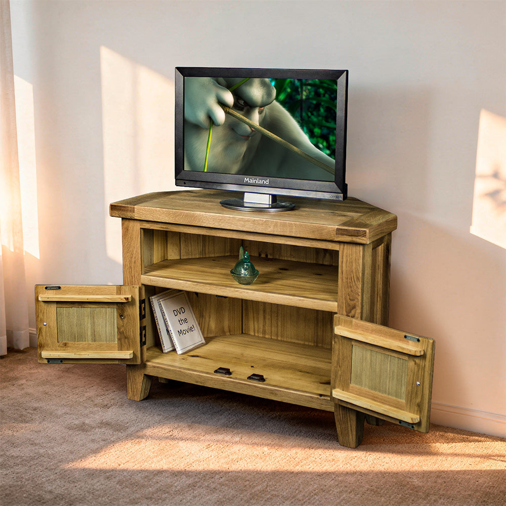 Yes Oak Corner TV Unit