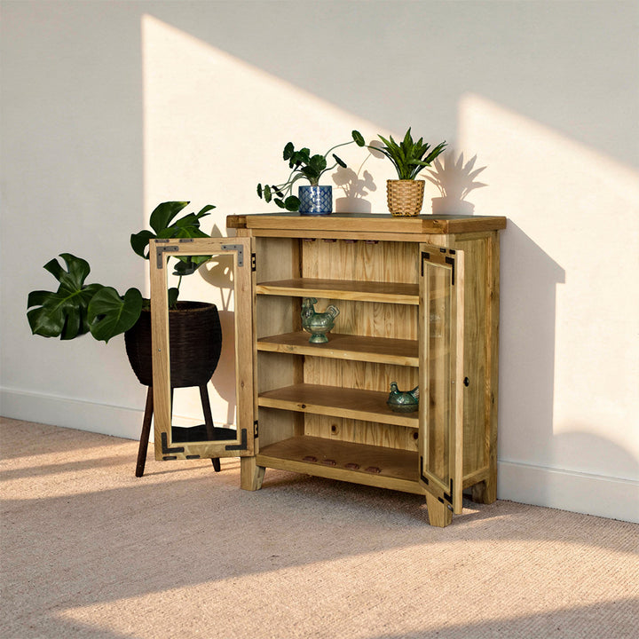 Yes Oak Display Cabinet
