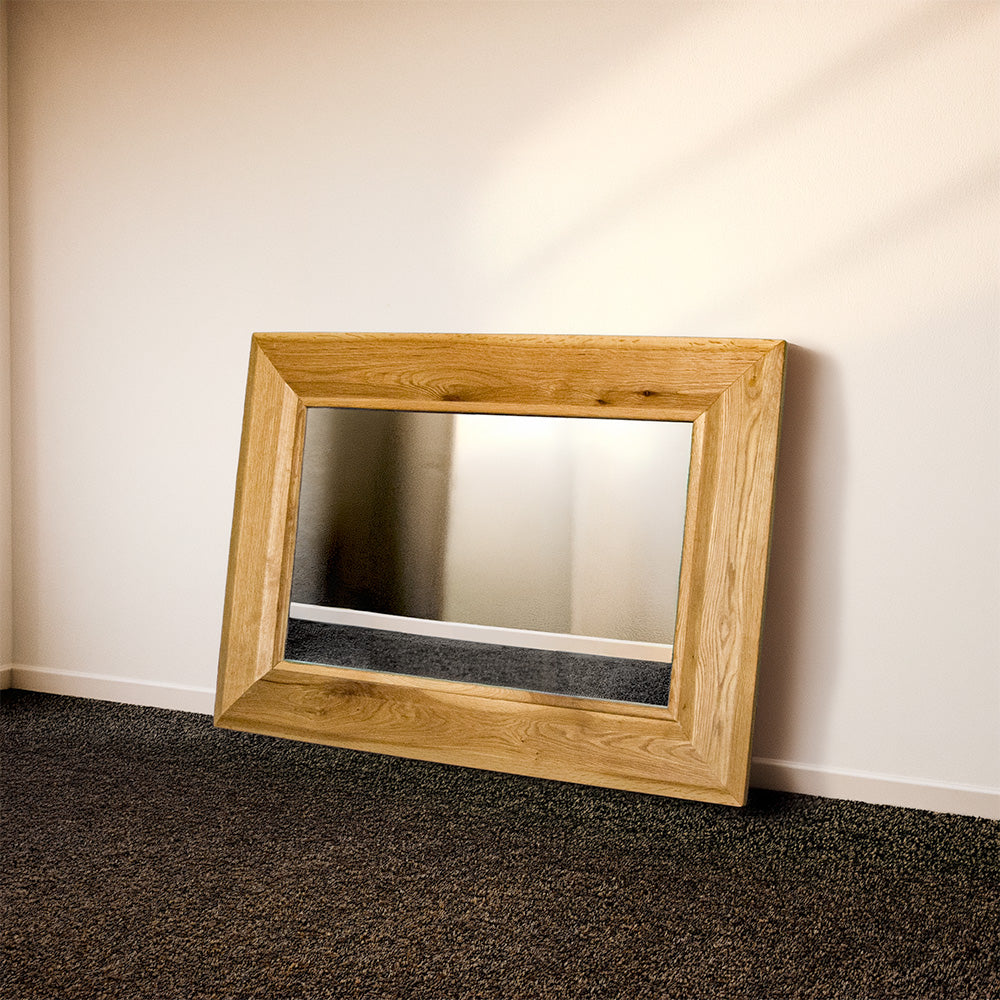 Yes Small Oak Mirror