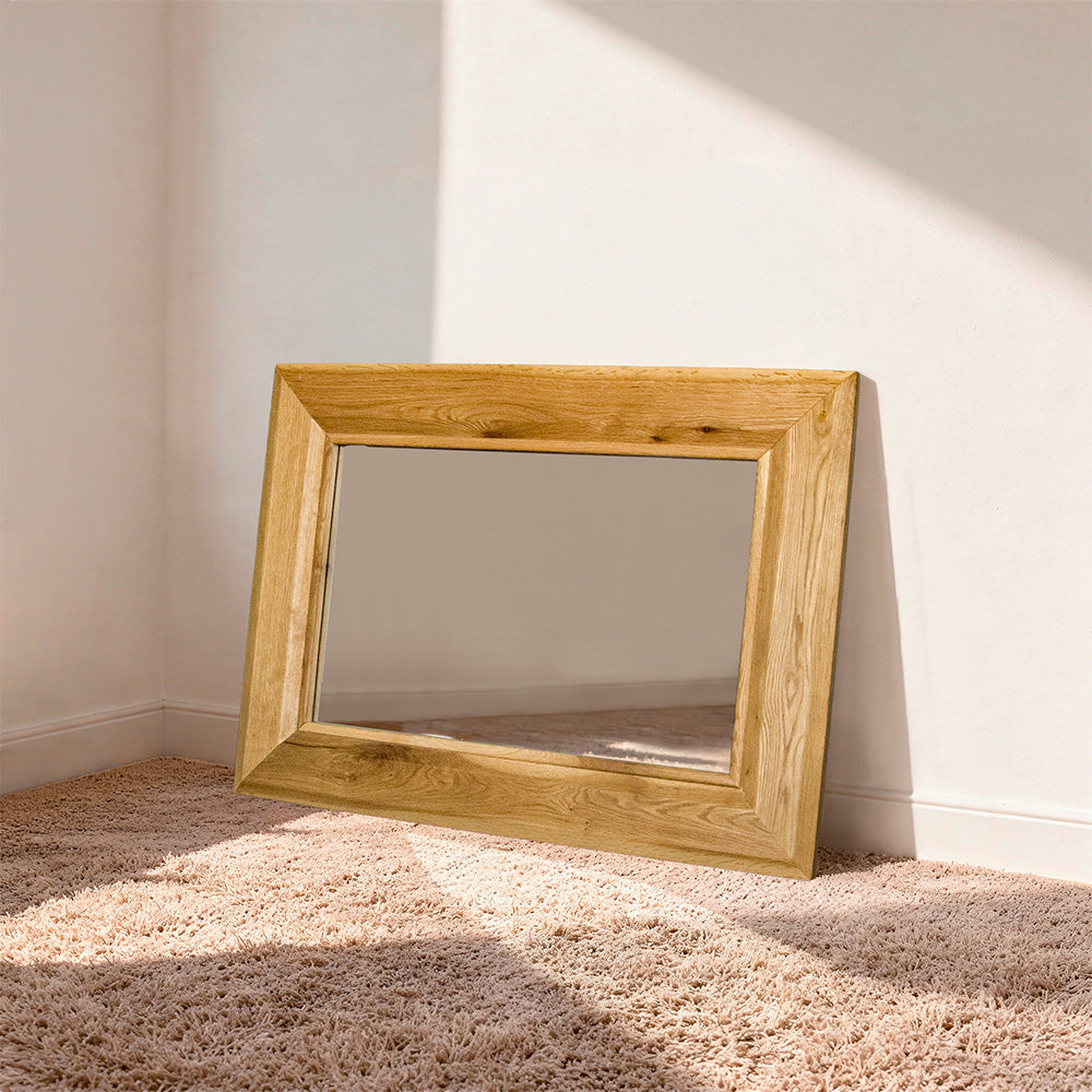 Yes Small Oak Mirror