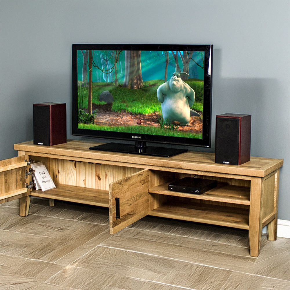 Oscar Large Oak TV Unit