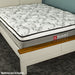 A closer view of the Alton Double Slat Bed-Frame with the Euro Top Pocket Spring Mattress on top.