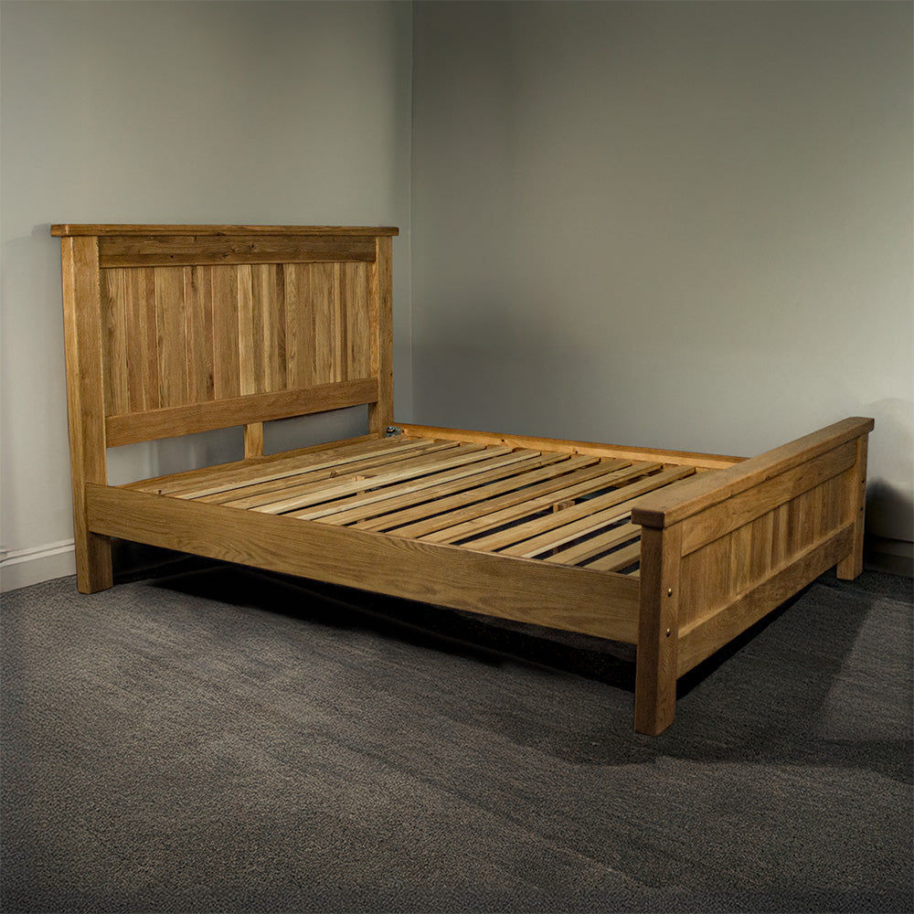 Camden Queen Size Oak Bed Frame