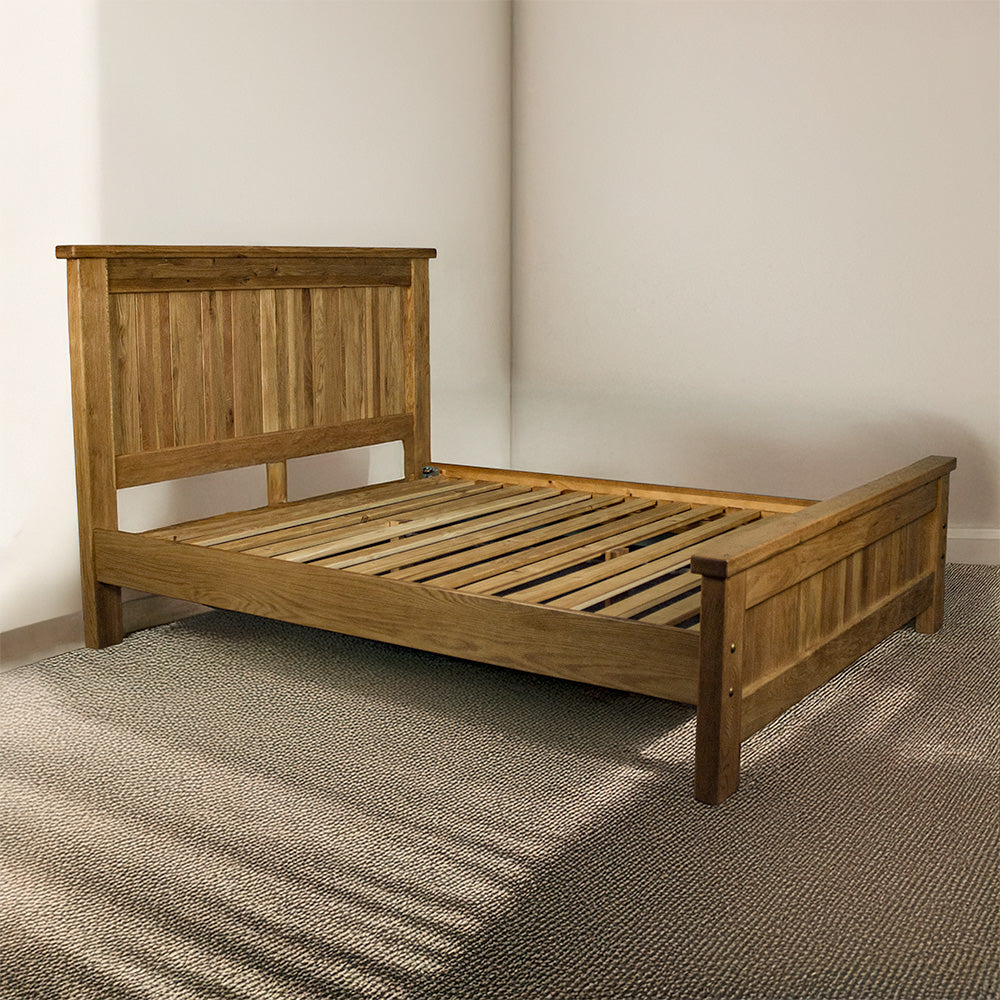 Camden Super King Size Oak Slat Bed Frame