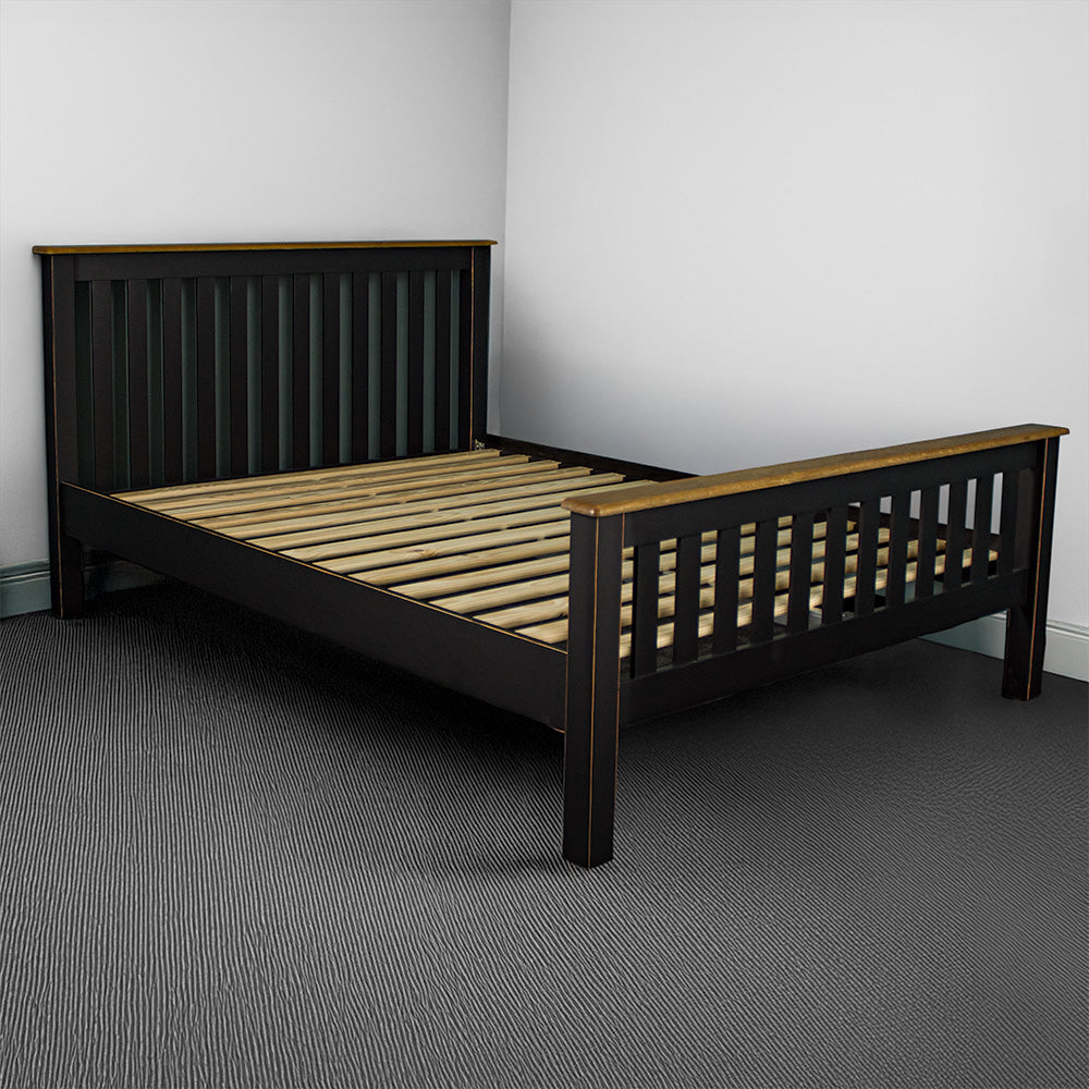 The front of the Cascais Queen Bed Frame.