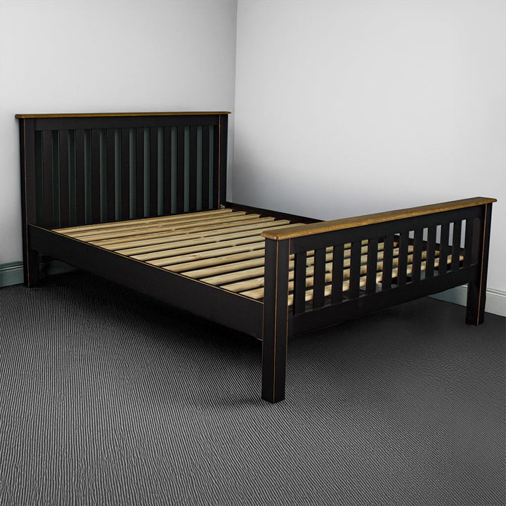The front of the Cascais Queen Bed Frame.