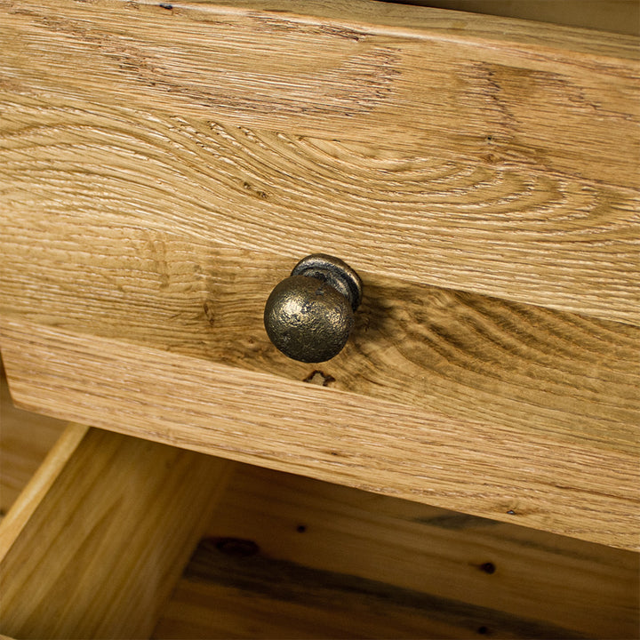 Farmhouse 3 Drawer Rustic Oak Buffet