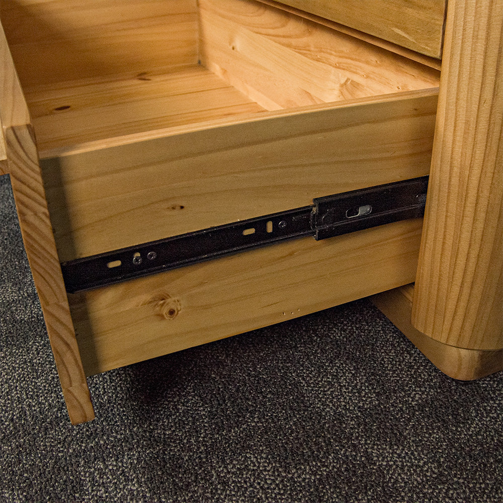 Kimberly 5 Drawer NZ Pine Tallboy