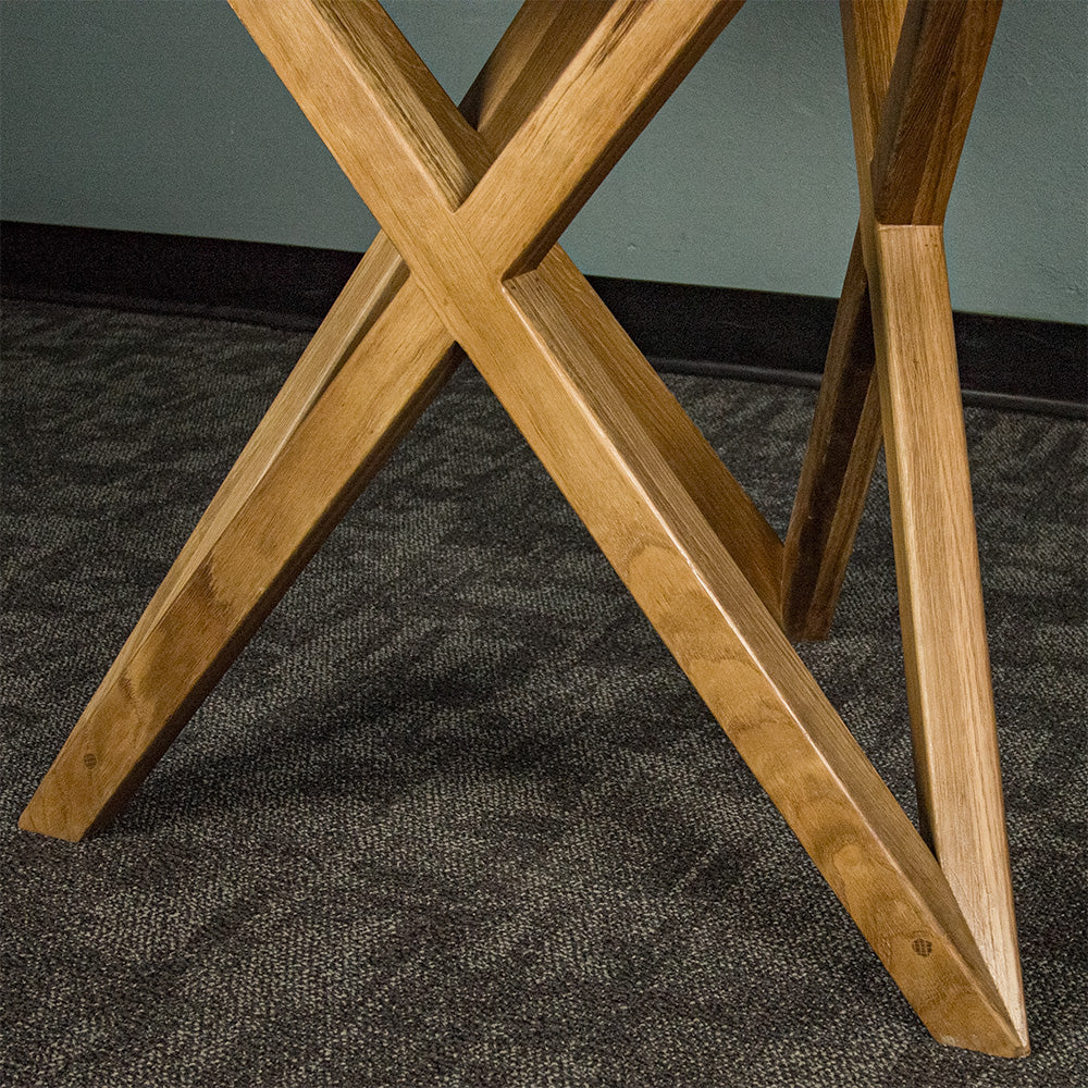 Pythagoras Compact Round Oak Dining Table