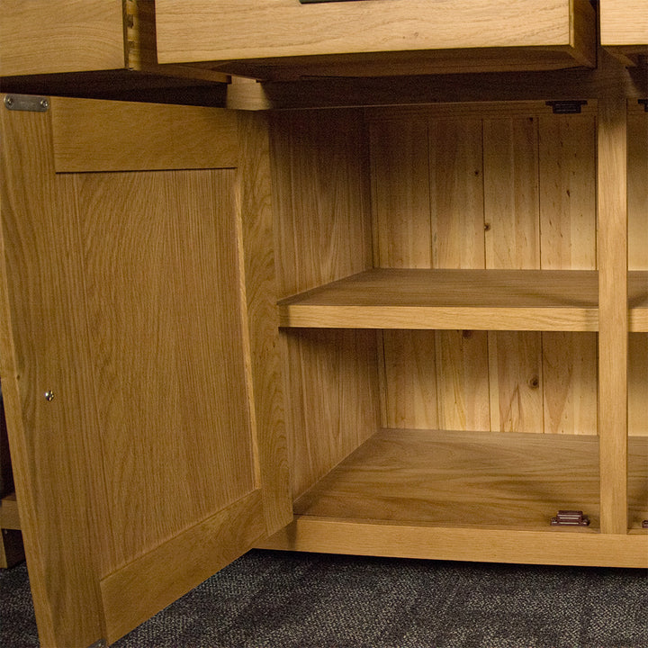 Queensland 3 Door Oak Sideboard