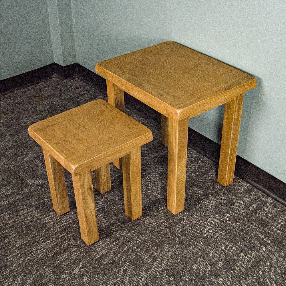 Queensland Oak Nest of Tables