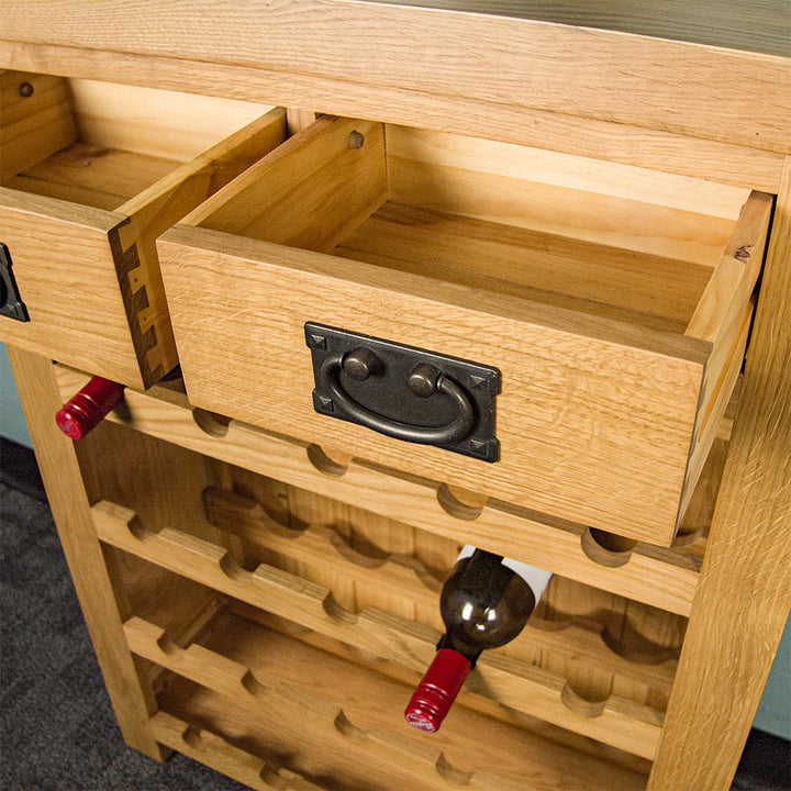 Queensland Oak Wine Rack