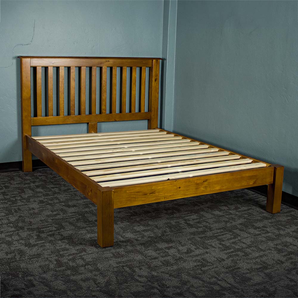 Trent Queen Bed Frame + Five Zone Mattress Combo