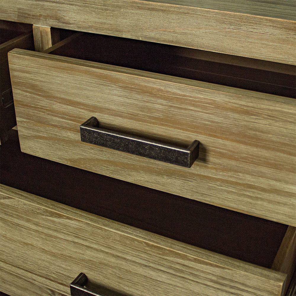 Vancouver 5 Drawer NZ Pine Tallboy