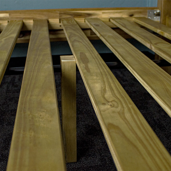 Versailles Oak Super King Size Slat Bed