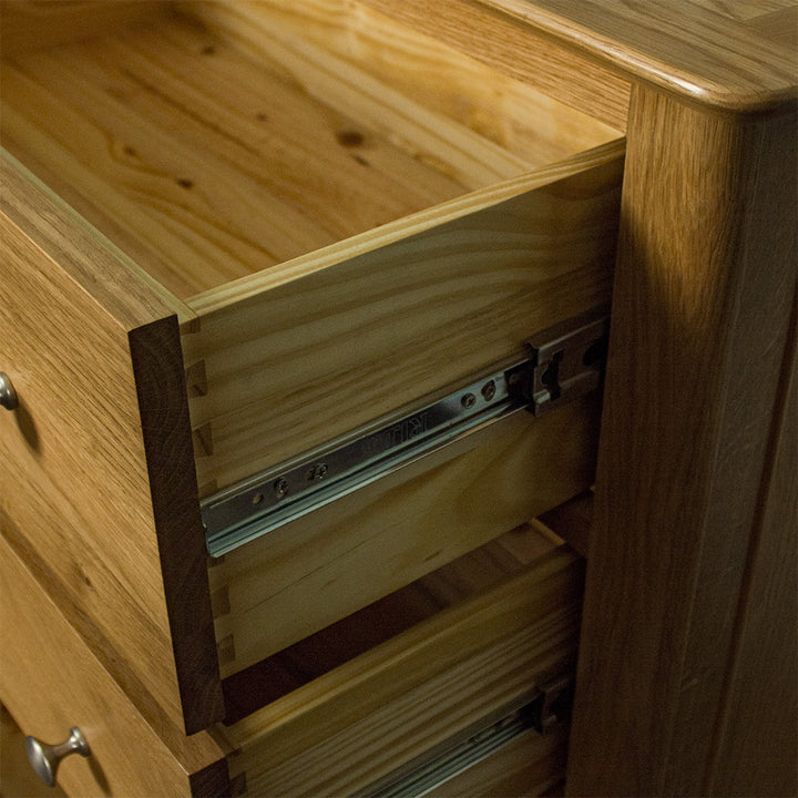 Victoria Oak 3 Drawer Tallboy