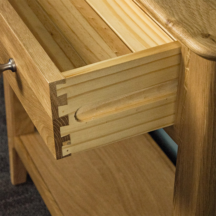 Victoria Oak Console Table