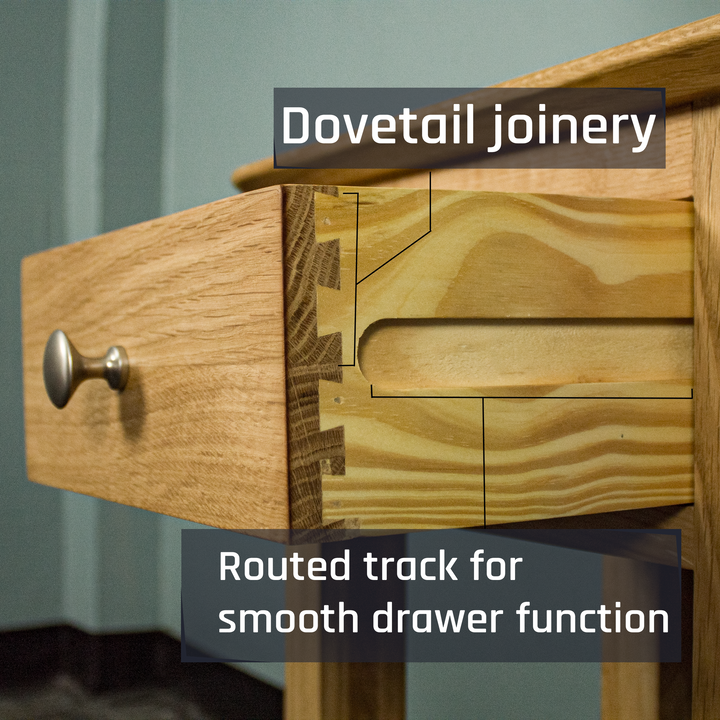Victoria Oak Side Table
