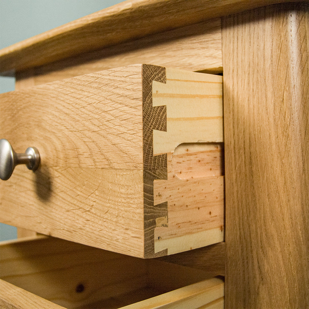 Victoria Small Oak Bedside Cabinet