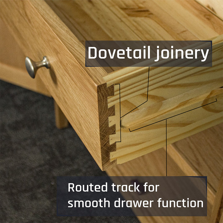 Victoria Small Oak Sideboard