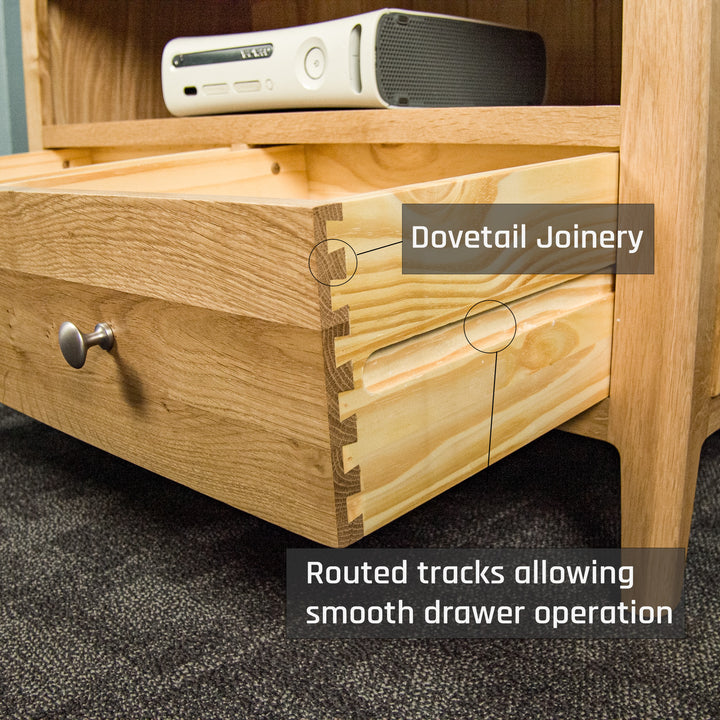 Victoria Compact Oak TV Cabinet