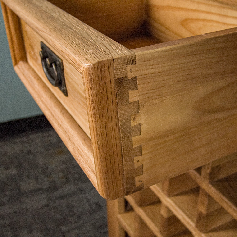 Yes Oak Wine Cabinet
