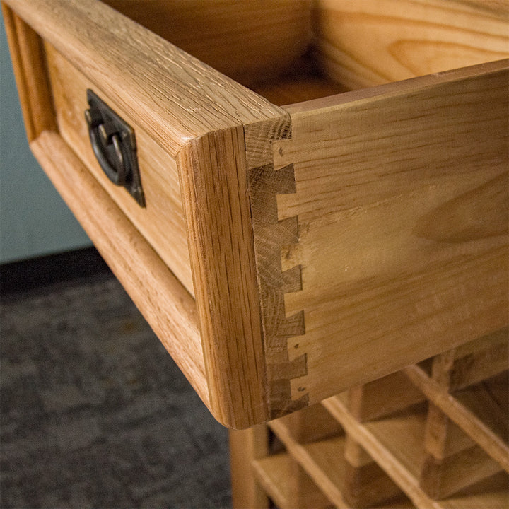 Yes Oak Wine Cabinet