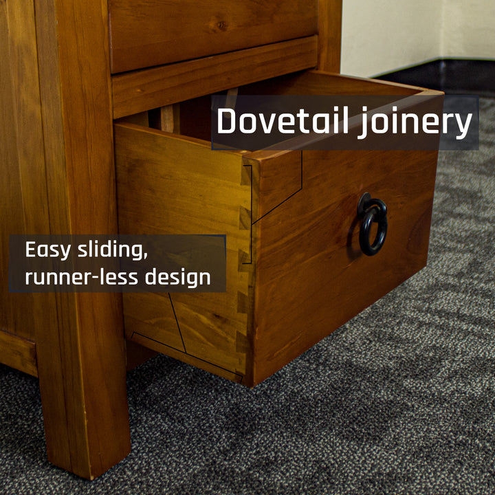 Trent 2 Drawer Bedside Cabinet