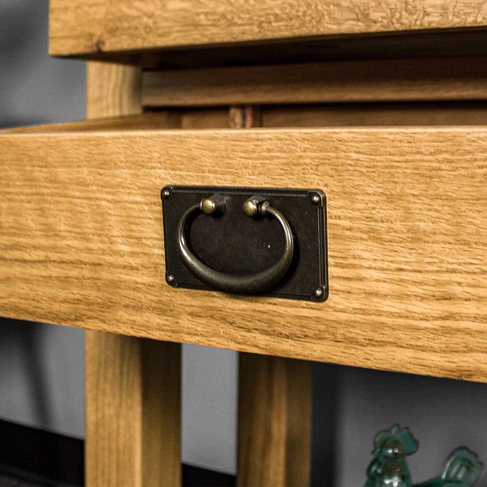 Yes Small Oak Console Table