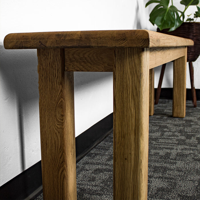 Loire Solid Oak Bench Seat 1.8m