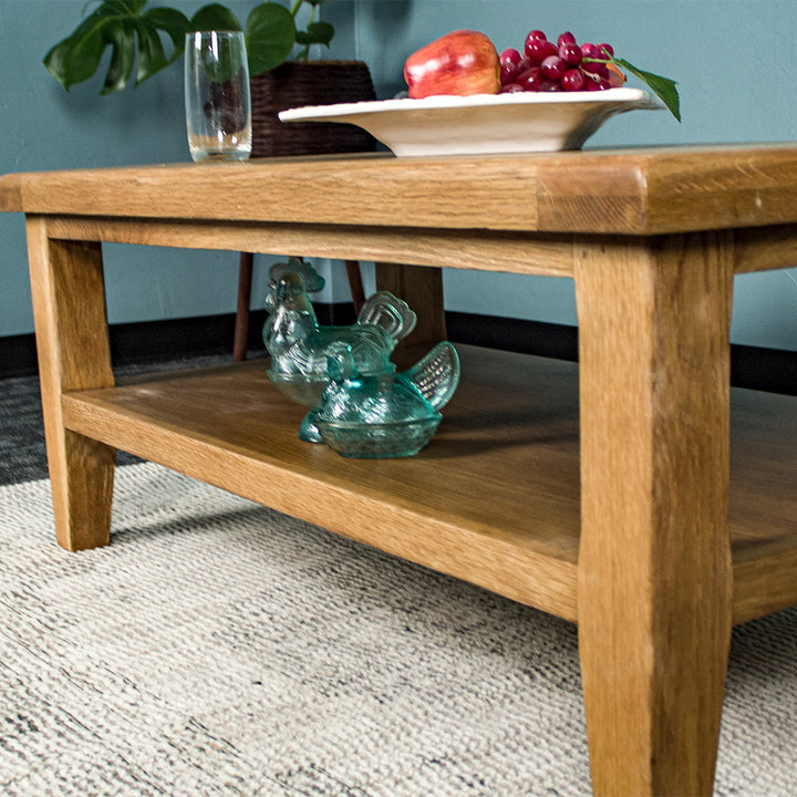 Yes Rectangular Oak Coffee Table