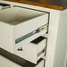 The metal runners on the drawers of the Alton 6 Drawer NZ Pine Tallboy