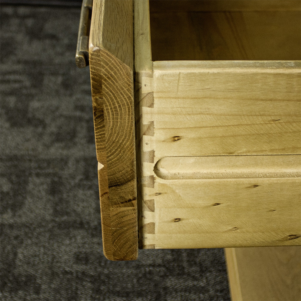Camden 2 Drawer Oak Hall Table