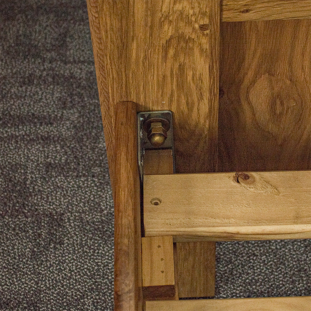 Camden Oak Double Size Bed Frame