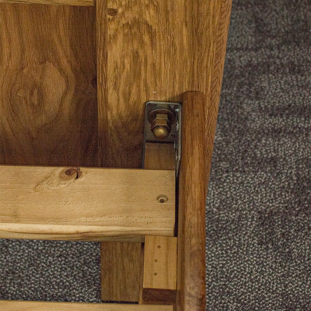 Camden Super King Size Oak Slat Bed Frame