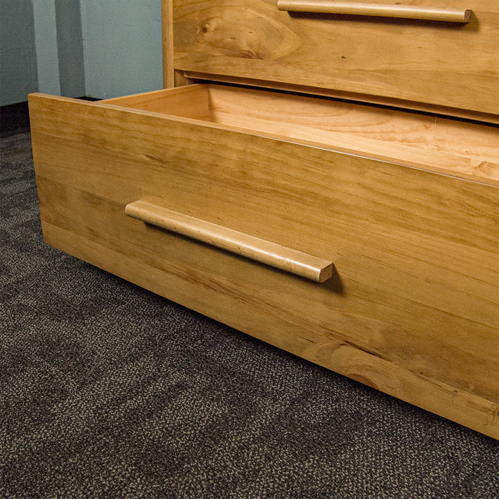 Kimberly 5 Drawer NZ Pine Tallboy