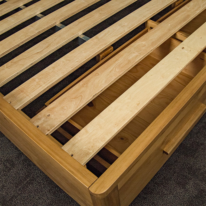 Kimberly NZ Pine Queen Bed Frame