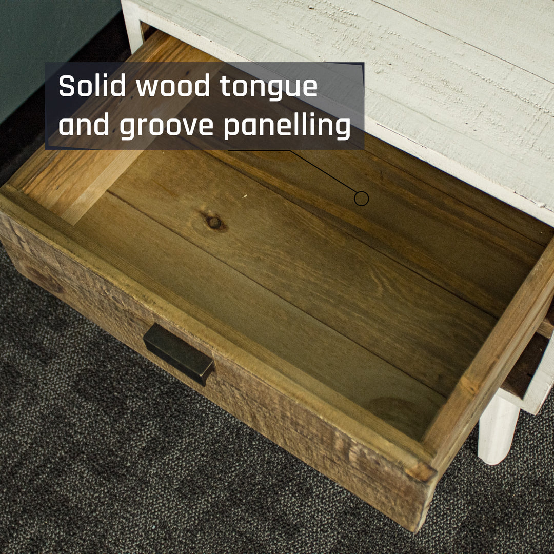 Nova Recycled Pine Lamp Table