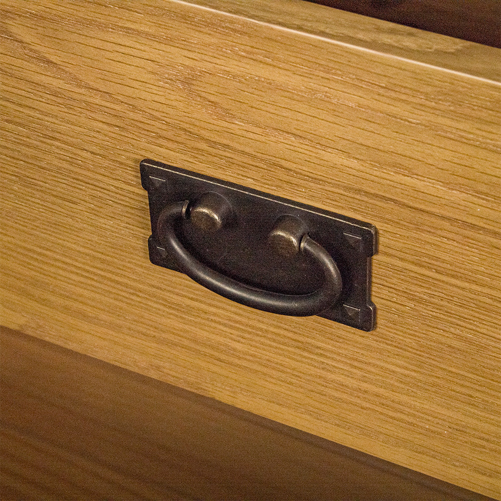 Queensland 7 Drawer Oak Lowboy