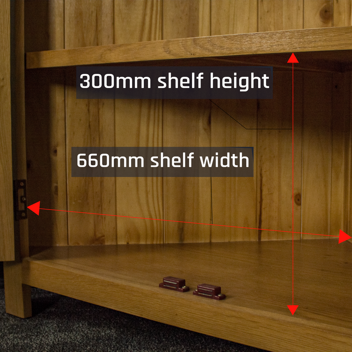 Queensland Oak Corner Cabinet