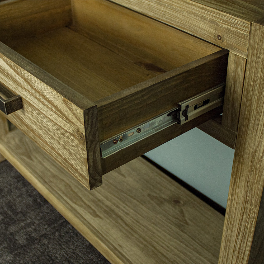 Vancouver 2 Drawer NZ Pine Hall Table