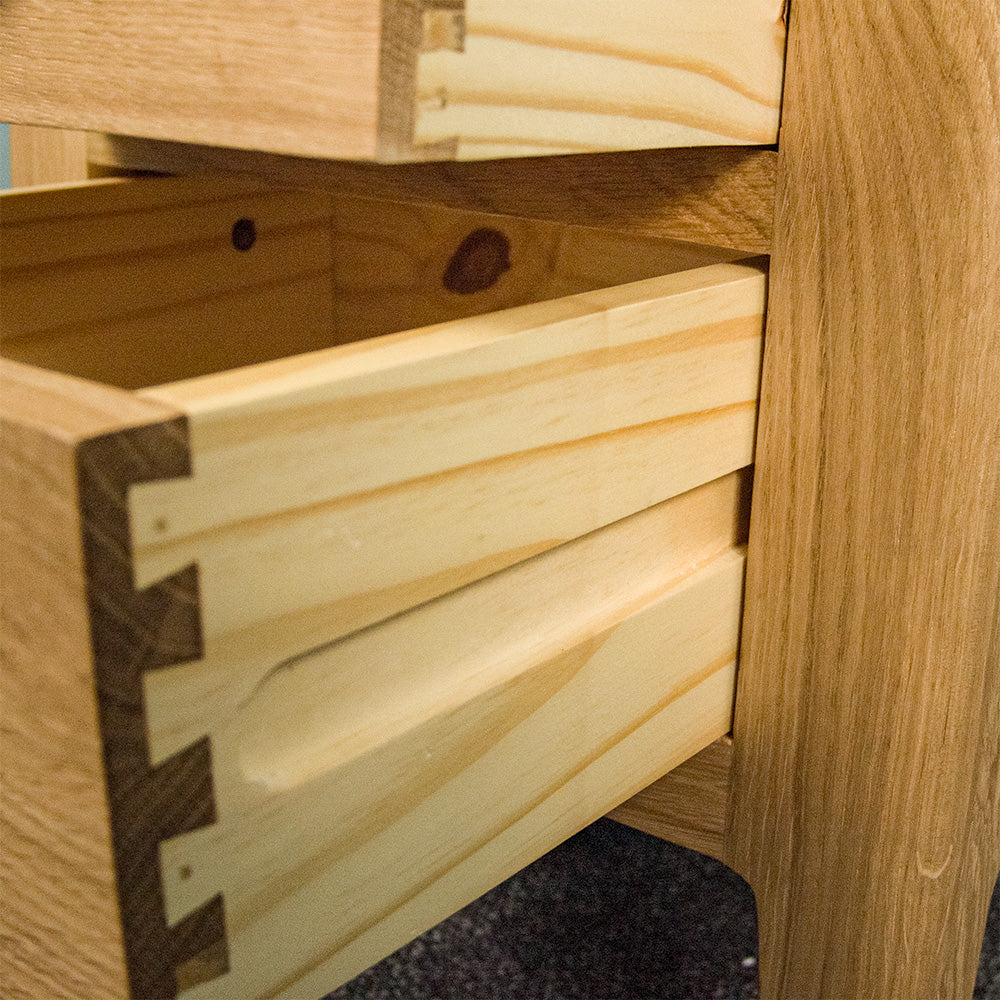 Victoria Small Oak Bedside Cabinet