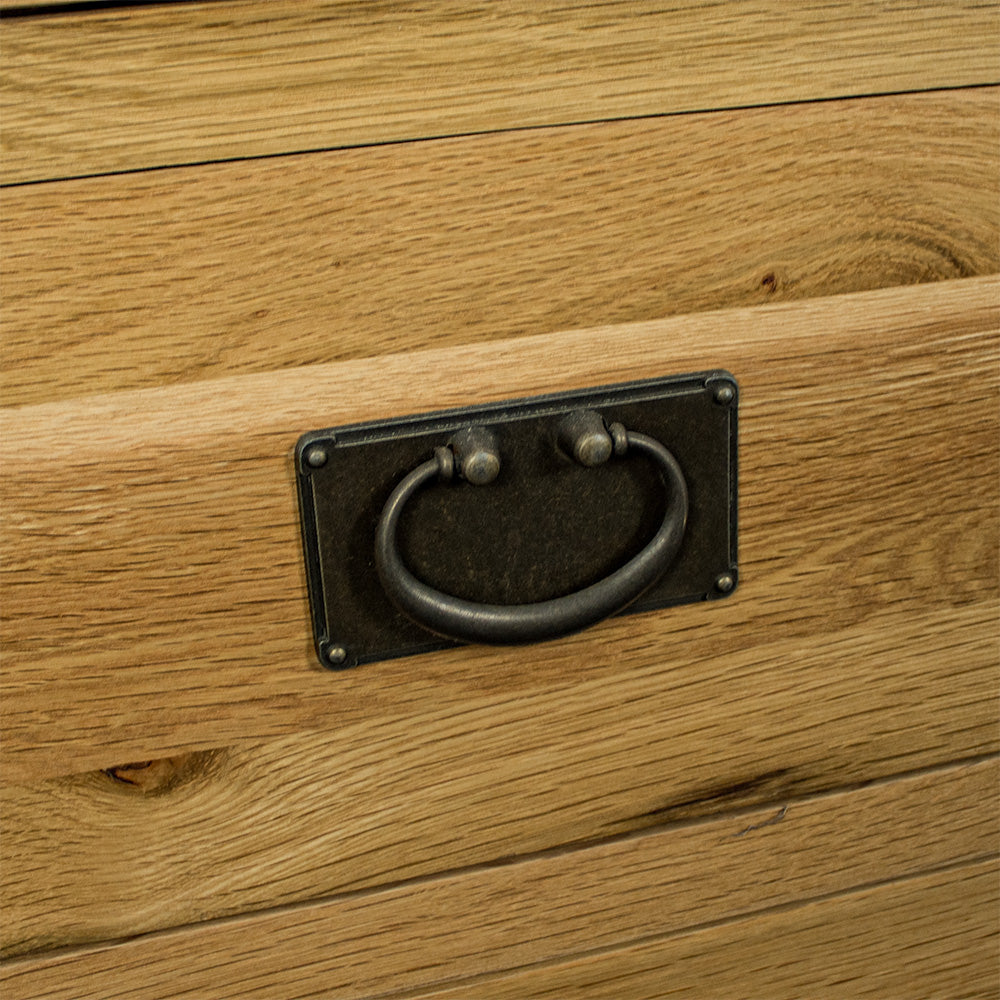 Yes Oak Corner Display Cabinet