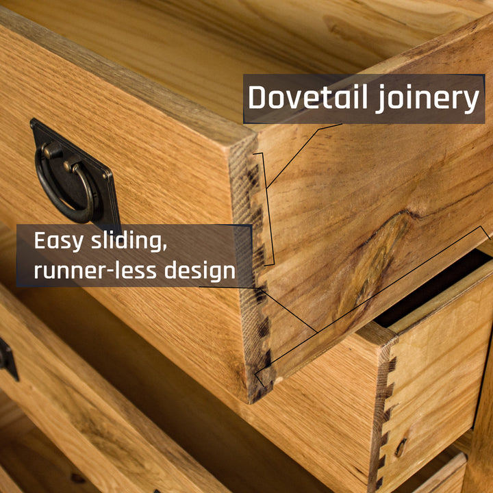 Yes 4 Piece Oak Bedroom Suite